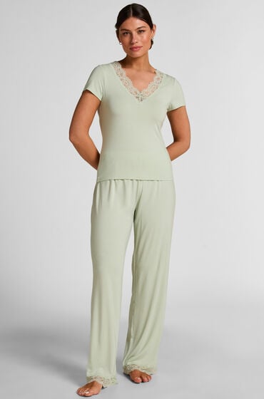 Hunkemöller Nana pyjamassæt Grøn