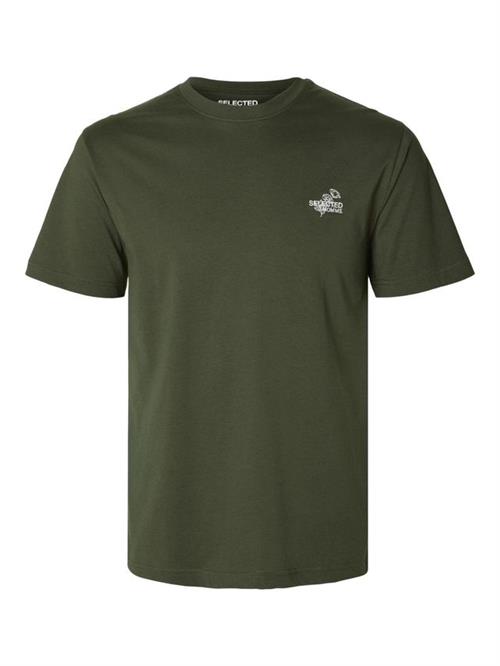 SLHERIC EMB SS O-NECK TEE W