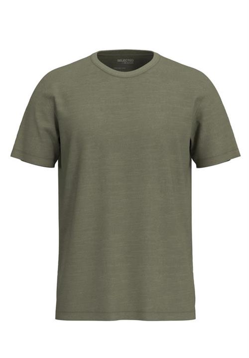 SLHASPEN SLUB SS O-NECK TEE NOOS