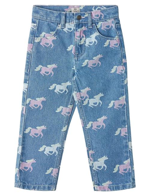 Copenhagen Colors | Organic Jeans W. Regular Fit & Unicorn Print | 104