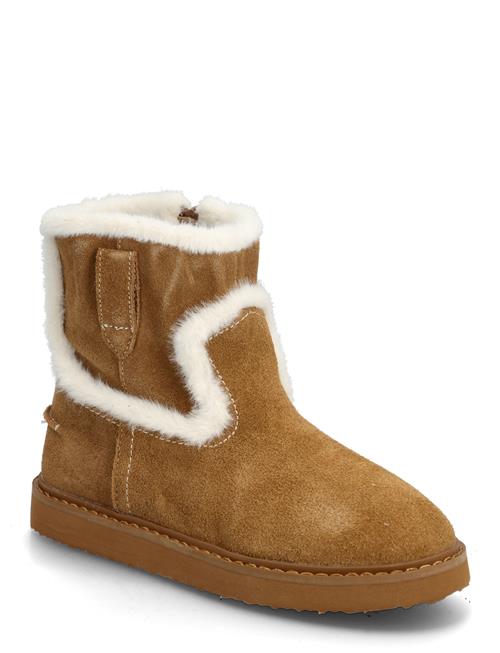 Mango | Fur-Effect Suede Ankle Boots | 31