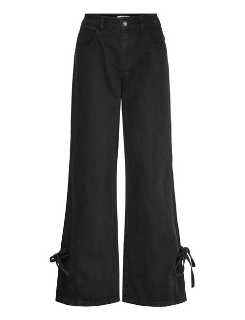 Laagam | Jada Black Denim Relaxed Jeans | 36