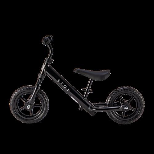 Stoy 10" Løbecykel I Aluminium Black  Black 2-5 Y  Sort  2-5 år  unisex