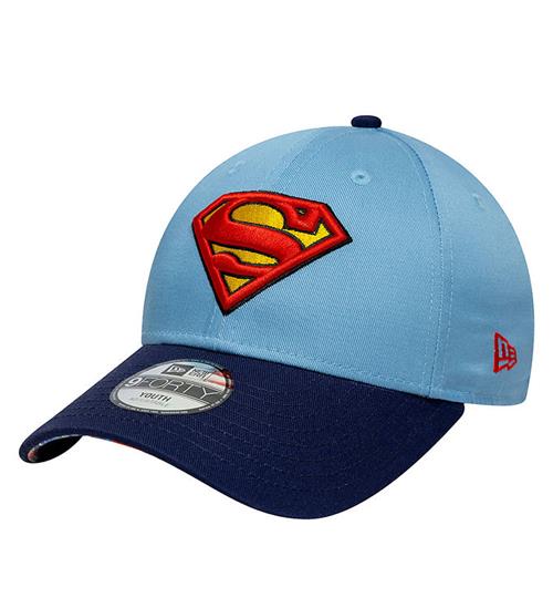New Era Kasket - 9Forty - Superman - Pastelblå m. Supermand