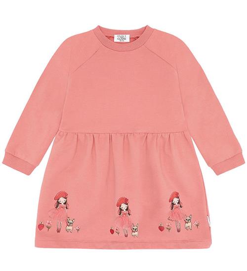 Hust and Claire Sweatkjole - HCDonna - Sorbet m. Print