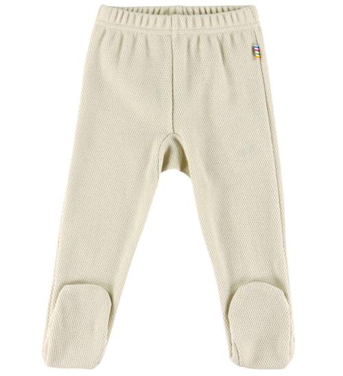 Joha Leggings m. fod - bomuld - Lys Beige