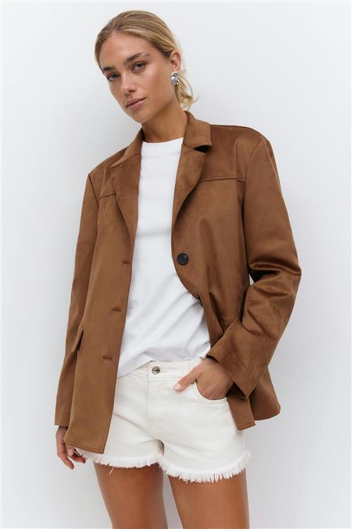 Gina Tricot - Low denim shorts - Denim shorts - Hvid - 42 - Dame