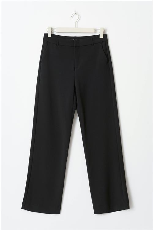 Gina Tricot - Straight tall trousers - Habitbukser - Sort - 42 - Dame