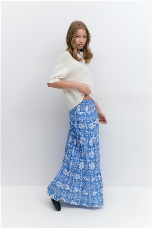 Gina Tricot - Y iconic boho maxi skirt - Nederdele til piger 9–14 år - Blå - 134/140 - Pige