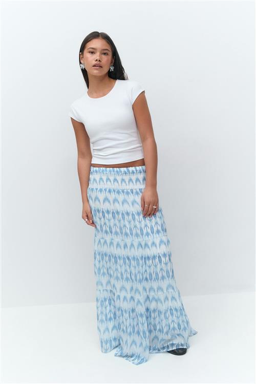 Gina Tricot - Y iconic boho maxi skirt - Nederdele - Blå - 170 - Pige