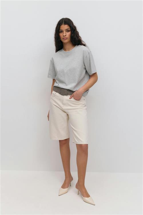 Gina Tricot - Baggy denim shorts - Denim shorts - Beige - 42 - Dame