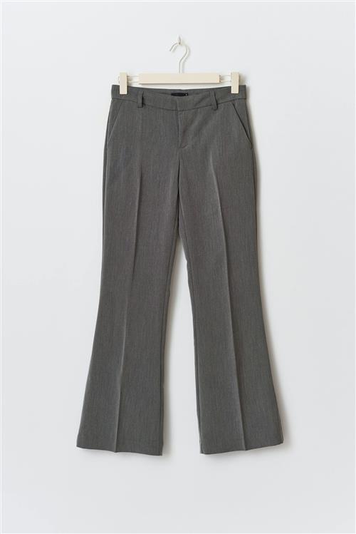Gina Tricot - Petite relaxed trousers - vide habitbukser - Grå - 34 - Dame