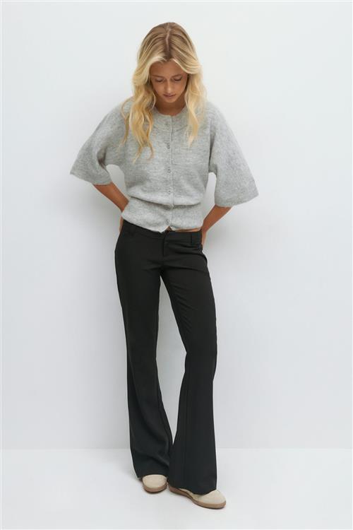 Gina Tricot - 14+ low bootcut trousers - bukser - Sort - L - Dame