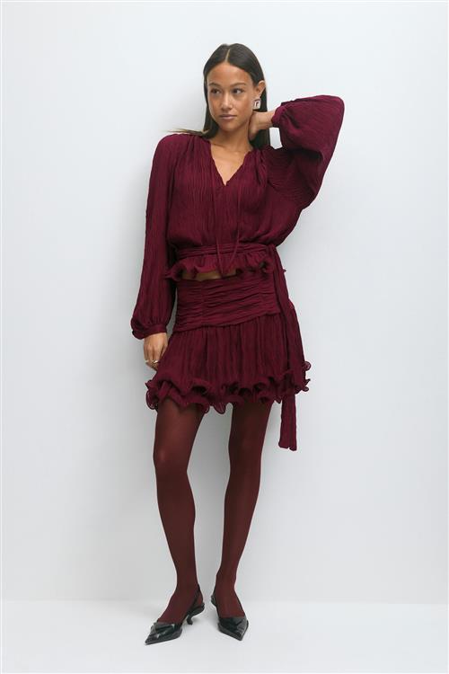 Gina Tricot - Mini skirt - korte nederdele - Rød - 36 - Dame