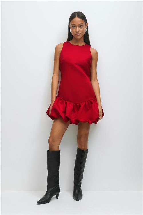 Gina Tricot - Balloon mini dress - korte kjoler - Rød - 40 - Dame