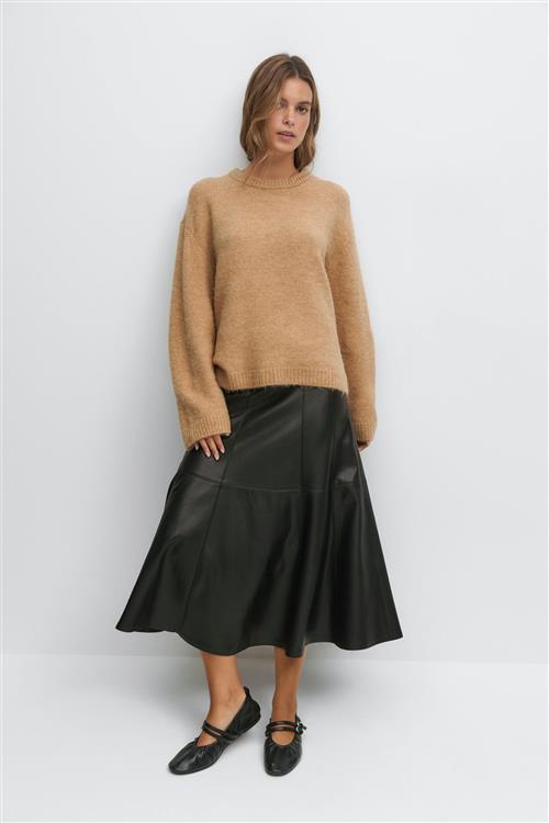 Gina Tricot - Crew neck knitted sweater - Trøjer - Hvid - S - Dame