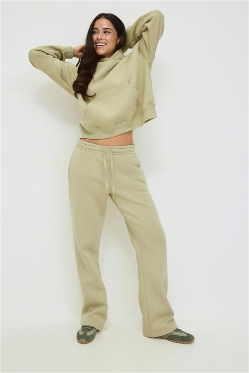 Gina Tricot - Iconic sweatpants - Joggingbukser - Grøn - L - Dame