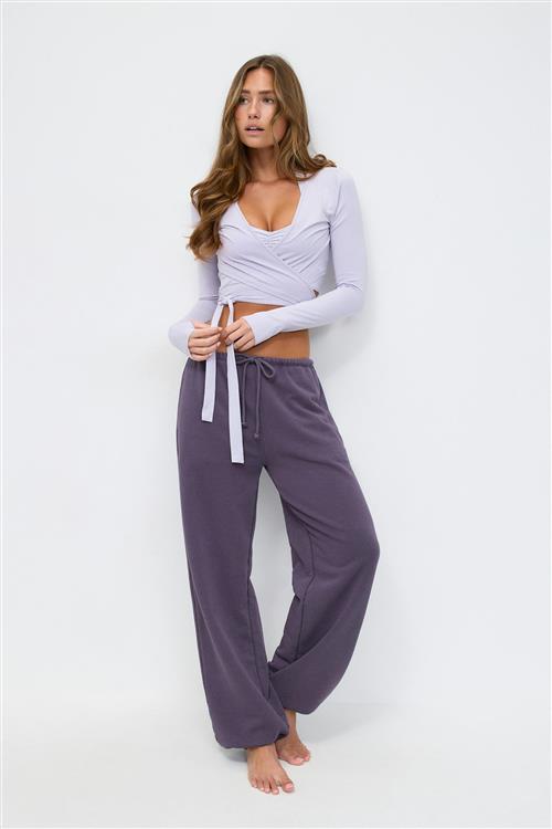 Gina Tricot - Soft sport sweatpants - Joggingbukser - Lilla - S - Dame