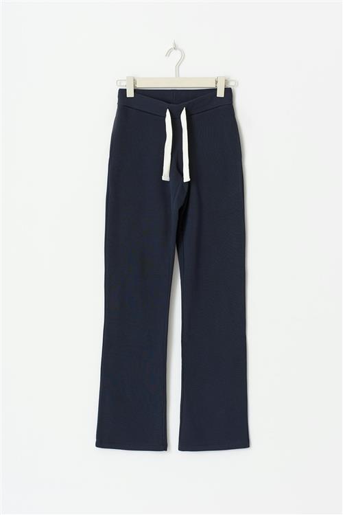 Gina Tricot - 14+ low waist sweatpants tall - homewear - Blå - XS - Dame