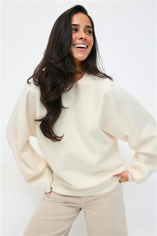 Gina Tricot - Knitted sweater - Striktrøjer - Hvid - L - Dame