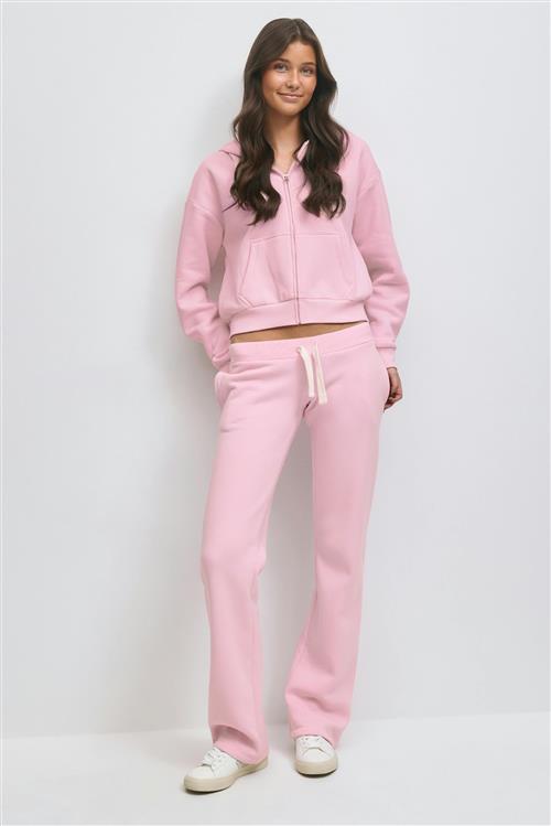 Gina Tricot - 14+ x-tra low sweatpants - bukser - Lyserød - XXS - Dame