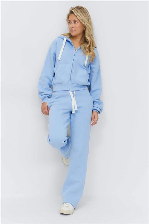 Gina Tricot - 14+ low waist sweatpants - bukser - Blå - S - Dame