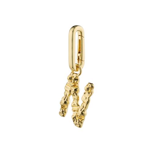 Pilgrim CHARM vedhæng N, guldbelagt