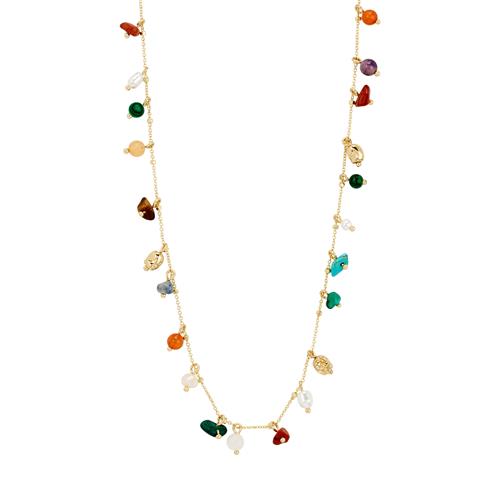 Pilgrim BETWEEN halskæde guldbelagt