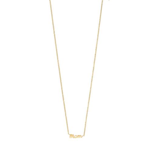 Pilgrim MOM halskæde guldbelagt