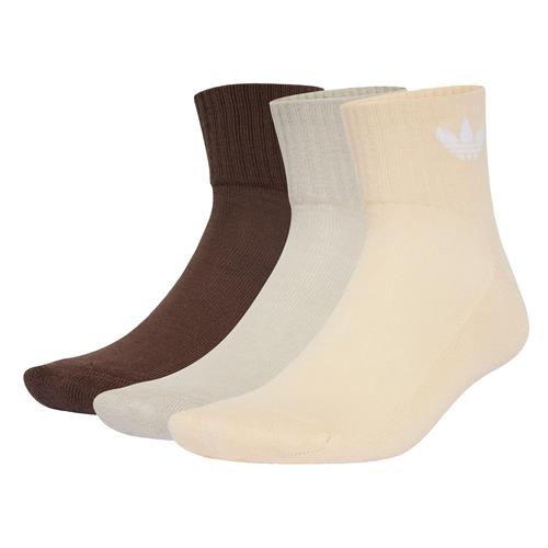 ADIDAS ORIGINALS Sokker 'Mid Ankle 6 Pairs'  beige / sand / mørkebrun / hvid