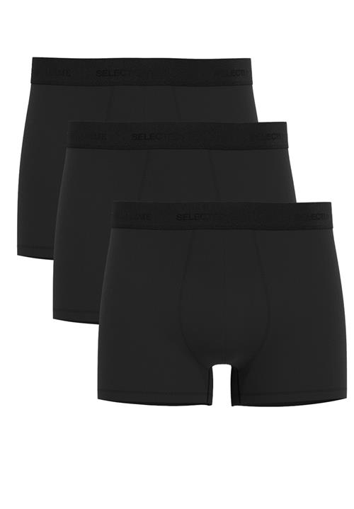SELECTED Boksershorts  sort / hvid