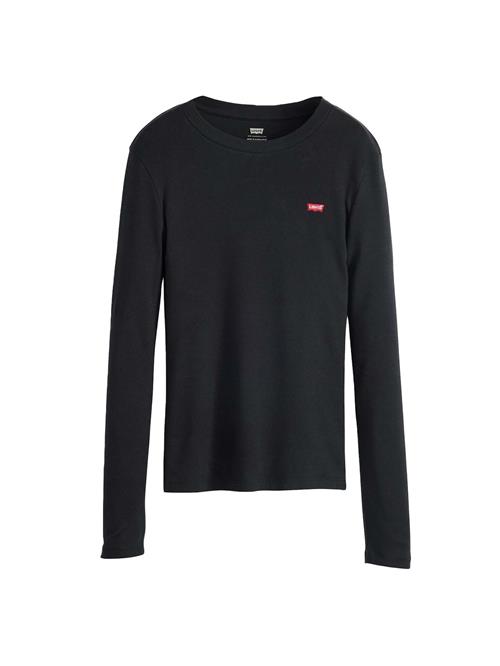 LEVI'S ® Shirts 'Essential Housemark Long Sleeve Tee'  rød / sort / hvid