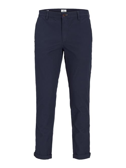 JACK & JONES Lærredsbukser 'JWHMARCO FURY'  natblå