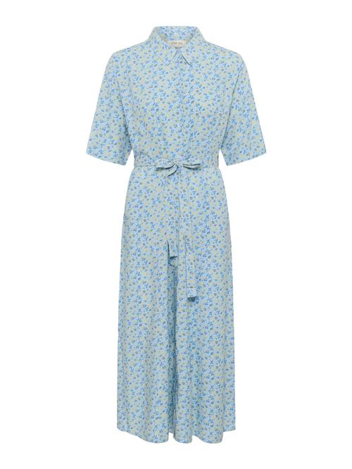 Cream Blusekjole 'CRTiah'  blå / lyseblå / pastelgul / kiwi