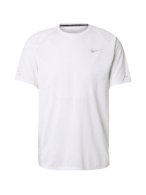 NIKE Funktionsskjorte 'Stride'  grå / hvid