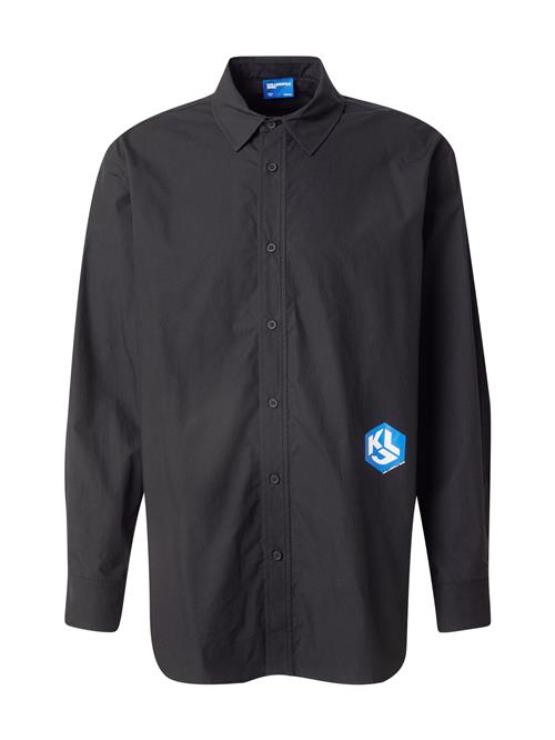 KARL LAGERFELD JEANS Skjorte  blå / sort / hvid