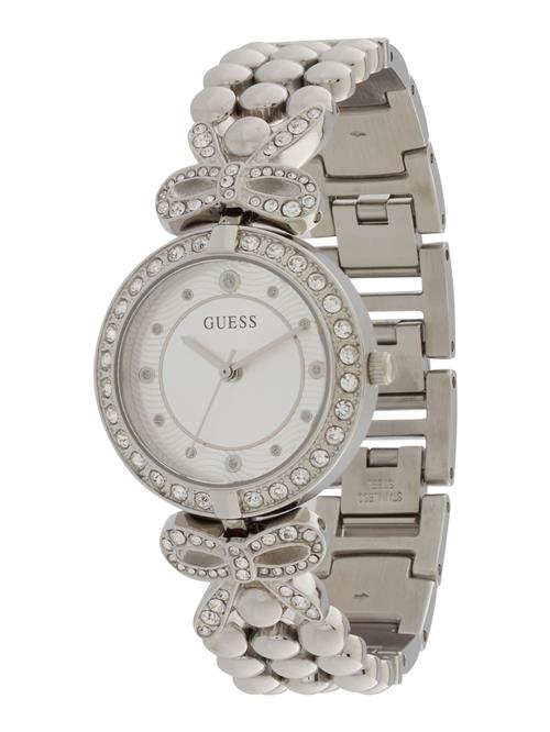 GUESS Analogt ur 'Ribbon'  sølv / transparent