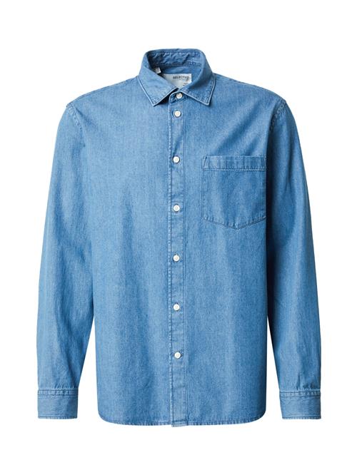 SELECTED Skjorte 'SLHCARLO'  blue denim