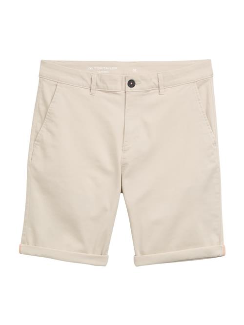 TOM TAILOR Lærredsbukser  sand