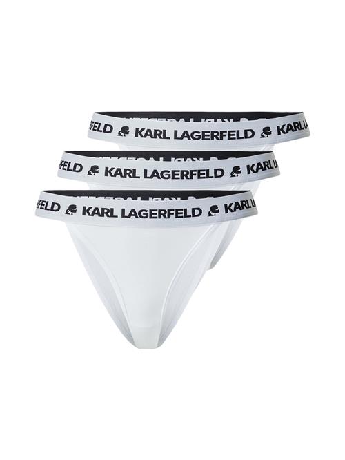 Karl Lagerfeld Slip  sort / hvid