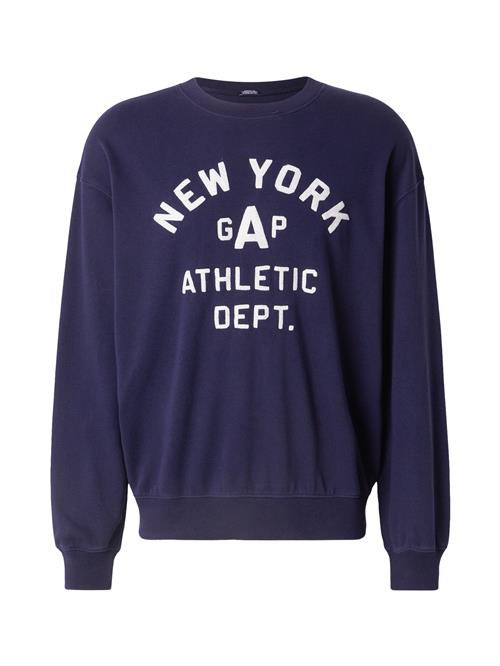 GAP Sweatshirt  marin / hvid