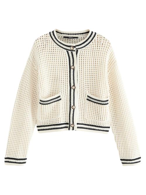 Next Cardigan  ecru / sort
