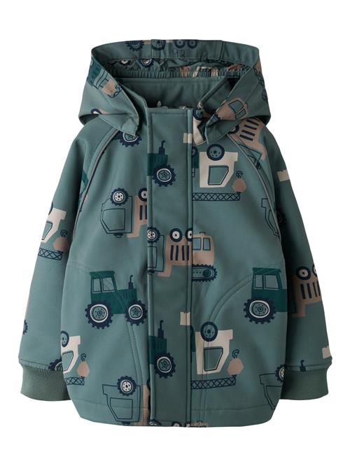 NAME IT Softshell Jakke Alfa08 Balsam Green Machines