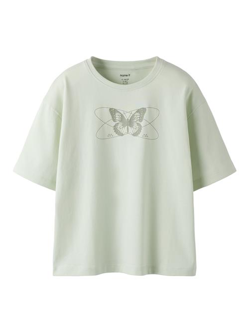 NAME IT T-shirt Veen Pale Aqua Butterfly