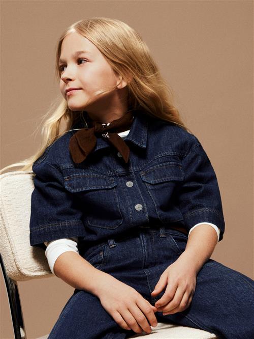 NAME IT Oversize Shirt Flea Dark Blue Denim