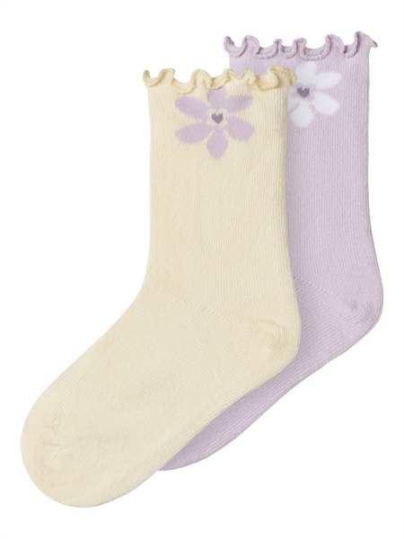 NAME IT 2-Pak Strømper Doritti Pear Sorbet