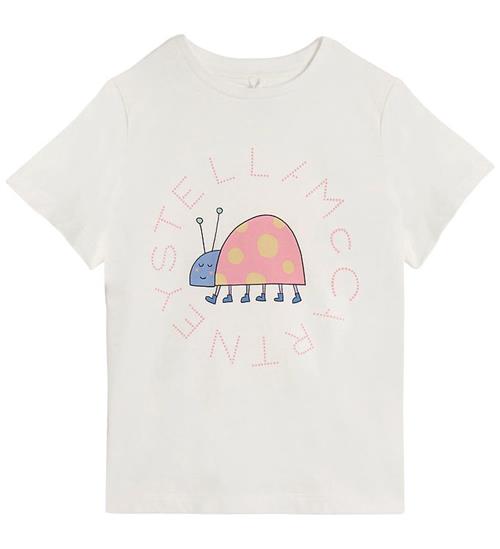 Stella McCartney T-shirt - Hvid m. Mariehøne