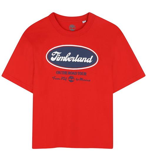 Timberland T-shirt - Rød m. Print