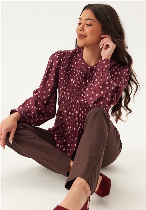 Happy Holly Smock Blouse