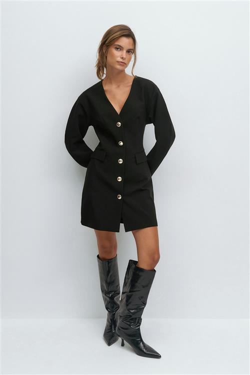 Gina Tricot - Tailored dress - Kjoler - Sort - 34 - Dame